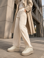 Baskets plateforme rétro pour femmes, semelle épaisse 4 cm, à lacets, style décontracté, en stock, personnalisables OEM, usine de Wenzhou