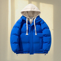 Vestes à capuche personnalisées en gros, vestes d'hiver pour hommes légères et confortables, polyvalentes pour l'extérieur