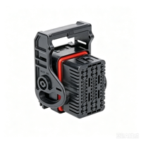 34885-5511 Carcasa de Conector Automotriz, Negra, Serie CMX 34885, Receptáculo, 55 Vías