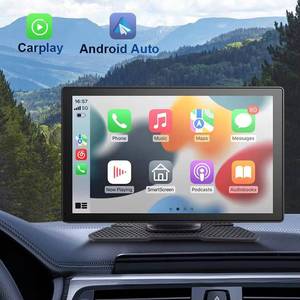 Lecteur multimédia portable pour voiture 9 pouces avec CarPlay sans fil, Bluetooth, caméra de recul HD, navigation GPS et moniteur automobile - Product Image 3