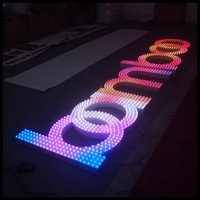 Letras 3D Gigantes Iluminadas con Programas RGB del Fabricante Original, Letras Iluminadas RGB, Letreros LED Programables