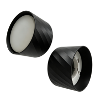 Plafonnier LED moderne GX53 IP44 à montage en saillie ou encastré, spot orientable à température de couleur réglable et intensité variable pour la maison