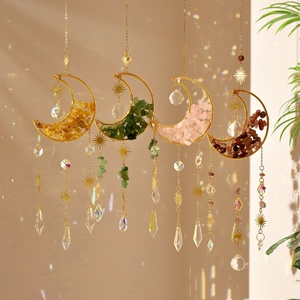 Decorazioni in Cristallo di Alta Qualità e Acchiappasole, Campanella a Vento Luce e Ombra, Ciondolo Artigianale Fatto a Mano, Decorazione per la Casa - Product Image 1