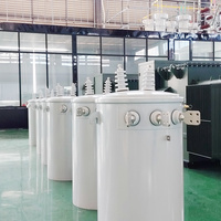 Transformateur monophasé basse tension monté sur poteau, immergé dans l'huile, 37,5 kVA, 35 kV/480 V, économe en énergie, haute qualité