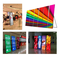 Portable Intérieur P1.25 P1.53 P1.86 P2 P2.5 LED Affiche Affichage Vidéo Bannière Miroir LED Publicité Écran D'affichage Numérique