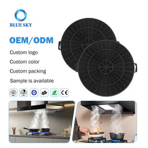 Filtro de carbón activado para campana extractora, filtro de carbón de repuesto, filtro redondo para campana extractora para cocina y piezas de campanas extractoras - Product Image 6
