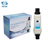 Chlorinateur au sel haute efficacité pour piscine, générateur de chlore au sel étanche en ABS pour la désinfection de l'eau de piscine