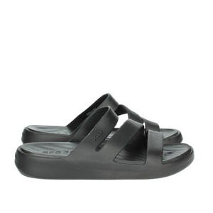 209587 donna nera comoda per le pantofole alla moda morbidi sandali a punta chiusa Anti-scivoloso cuscino d'aria stampato Design - Product Image 4