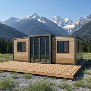 Muy Vendida: Sala de Actividades Prefabricada de Acero Móvil Rápida, con Diseño Plegable y Expandible de Doble Ala, para Dormitorio y Taller - Product Image 1