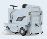 Nouvelle balayeuse de voirie électrique 48V 53Ah avec batterie, capacité de 310 kg, machine de nettoyage par aspiration avec batterie 70Ah en option