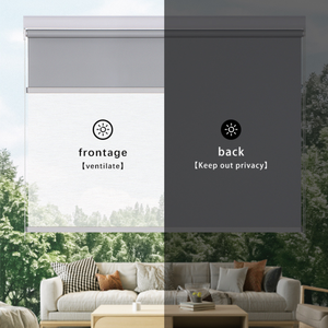 ستارة نوافذ ذكية آلية مزدوجة الطبقات لحجب الضوء وتصفية الضوء <span class=keywords><strong>2</strong></span> في 1 للنهار والليل، مقاومة للماء من البوليستر للفنادق والمكاتب - Product Image 3