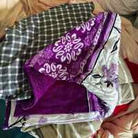 BS01Cheap Thrift Ukay Ukay Textile de maison Draps de lit usagés en coton en balles, assortis de housses de couette, en lot, vente en gros