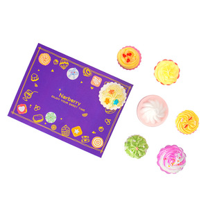 Boule de <span class=keywords><strong>bain</strong></span> moussante relaxante pour le corps entier, parfumée à la rose et à la lavande, avec hydratant, 120g, boîte cadeau - Product Image 1