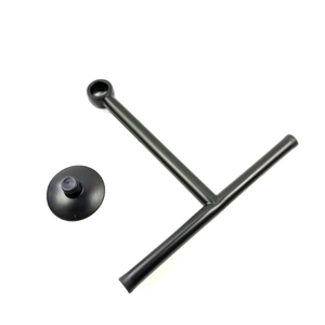 Raclette de <span class=keywords><strong>nettoyage</strong></span> multi-usages en acier inoxydable pour voiture, salle de bain, toilettes, éliminateur de taches d'eau, avec long manche et ventouse pour fenêtres et douches - Product Image 1