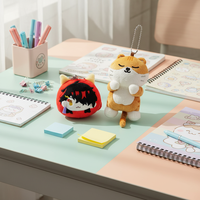 Jouets en peluche personnalisés, poupées, décorations murales de dessins animés, coussins décoratifs - Vente directe d'usine, rembourrage en coton PP, 11-30 cm, unisexe