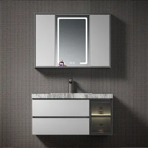 odern elegant high end Modular bathroom cabinet vanity for bathroom designed by Switzerland designer