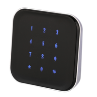 ZR332M/B RFID 13.56MHz lecteur de carte IC de contrôle d'accès avec prise en charge du clavier tactile série MF/carte CPU WG26/34 sortie de données entrée 12V