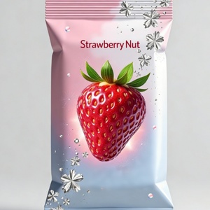 Custom Printed Logo Food Grade Back Side Seal Pillow <b>Packaging</b> <b>Bags</b> Foil Nut Chocolate Protein Energy bar Food <b>Packaging</b> <b>Bags</b> - Product Image 3