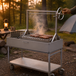 <span class=keywords><strong>Barbecue</strong></span> extérieur en acier inoxydable, gril à charbon de bois, gril Santa Maria, gril argentin à charbon de bois, très vendu - Product Image 5