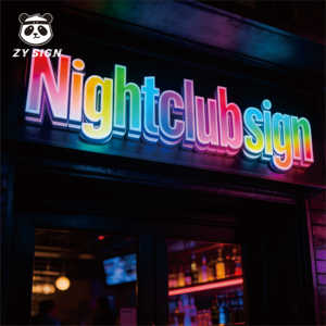 Custom Led 3D Business Shop logo <strong>Bar</strong> <strong>Sign</strong> Personalized Outdoor Signage Programmable Rgb Letters Dynamic Neon Light Illuminated - Product Image 2