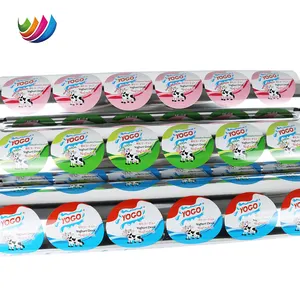 Customized PP Bubble Boba Tea Cup Sealing Film Food Grade Jelly Juice Jam Yoghurt Drink Plastic Cup Sealing Roll Film