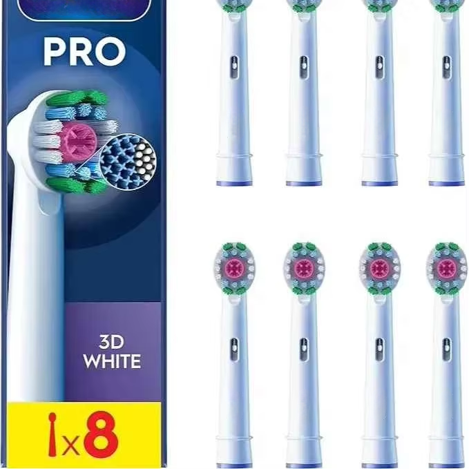 Oral-B Pro Набор из 6 частей головки для глубокой очистки средней зубной щетки USB & ручной совместимый для домашнего использования в отеле на открытом воздухе