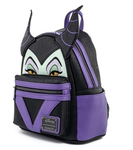 Phòng chờ Fly schoolbag Maleficent Ba lô cho nam giới và phụ nữ giản dị Mini PU Ba lô - Product Image 1