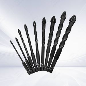 3-16mm di tungsteno cobalto dura in lega di quattro fessure seghettato punta a croce modello JCSZ-002 personalizzato dalla fabbrica cinese - Product Image 1