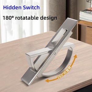 핫 세일 다다미 가구 손잡이 Zamak 옷장 문 손잡이 고급 캐비닛 은폐 핸들 숨겨진 옷장 문 당겨 - Product Image 4