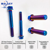 Vis Torx à tête cylindrique Malaxy Titanium Bolt Sur-ron M5 M6 10 15 20 25mm Burn-Blue-Screw
