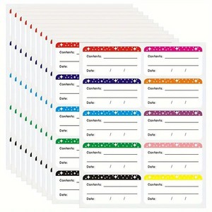 สติกเกอร์ติดชื่อแบบใหม่ PET BOPP กันน้ำ พิมพ์ลายมือน่ารัก ปรับแต่งได้ หลายสี - Product Image 1