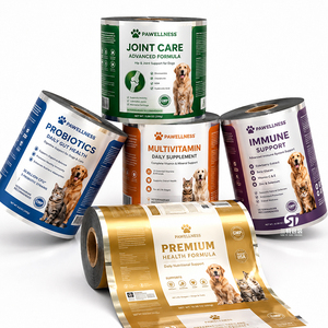 Custom Flexible Pet Nutrition Packaging Roll Film Pet Food Packaging Rollstock Gravure Printed High Barrier <b>Laminated</b> Film - Product Image 6
