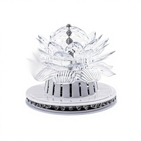 Mini Lampe Lotus Solaire Lumière Rotative Colorée KTV Boule Magique Lumière Disco Bar Ambiance Fête Stroboscope Lumière de Scène 86-250V Zhongshan