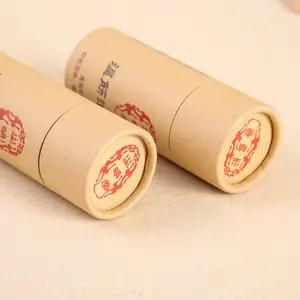 High Quality Round Kraft Paper Tube Packaging Cardboard Tea Paper Tube Round Paper Tube Gift Packaging With Logo