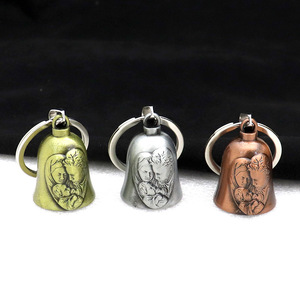 Venta caliente pequeña campana pequeña Vintage colgante de Guadalupe de Metal para decoración de bolsa de coche accesorios de llavero de joyería - Product Image 4