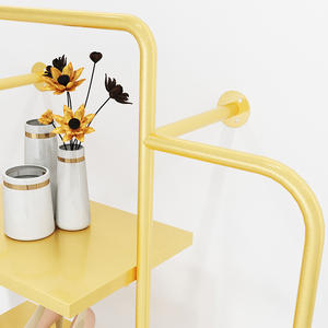 עיצוב בגדי בוטיק עיצוב פלדה רכוב קיר בגדים רכוב קיר בגדים רכוב קיר - Product Image 4