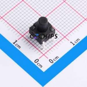 GT-TC116A-H085-L1 Tactile Switch Through hole Component (THT) Switch Single Pole Single Throw Round Button 1.6N Through Hole - Product Image 1