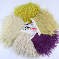 Plumes d'autruche de 10-15 cm pour la fabrication de boucles d'oreilles, garnitures en dentelle moelleuse de qualité supérieure pour costumes de boutique et couture