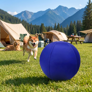 Pelota de Pastoreo Leadershow de 25 Pulgadas, Súper Duradera, Perfectamente Redonda, para Perros, Ganado, <span class=keywords><strong>Border</strong></span> Collies y Más - Azul - Product Image 4
