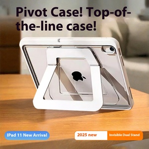 Étuis et housses pour tablettes, <span class=keywords><strong>coque</strong></span> plate de protection en alliage d'aluminium pour <span class=keywords><strong>iPad</strong></span> Air4/5/6, étui Fulcrum avec emplacement pour stylet, support métallique pliable <span class=keywords><strong>Pro</strong></span> - Product Image 2