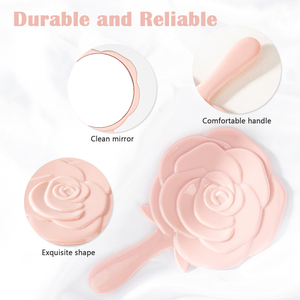<span class=keywords><strong>Espejo</strong></span> de Maquillaje de Mano Vintage <span class=keywords><strong>con</strong></span> Diseño de Rosa, <span class=keywords><strong>Espejo</strong></span> Compacto de Plástico para Bolsillo, Estético y Bonito, <span class=keywords><strong>con</strong></span> Logotipo Personalizado en Color, Venta al Por Mayor - Product Image 5