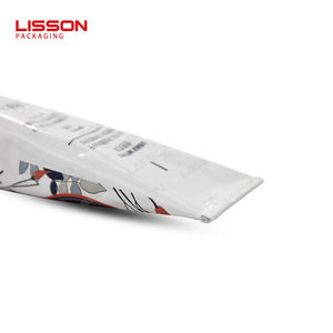 Tubos de embalaje mate cosméticos plegables de aluminio personalizados Loción de crema de manos Tubo de metal de aluminio ecológico con muestra gratis - Product Image 4