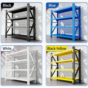 Sistema di Scaffalature Industriali in Acciaio per Magazzino, <span class=keywords><strong>Scaffali</strong></span> Resistenti per Garage - Product Image 5