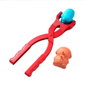 Outdoors Sport Snow Toys Fighting Animal Model Straw Penguin Elephant Hippo Bear Snowball making Tools Maker Clip For Kids