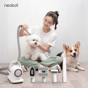 Neabot P1 Pro Cat Dog Vacuum Hair Clippers Groomer Vacuum Pet Dog Fur Hair Remover Trimmer Shaver Clipper Grooming Tools Kits