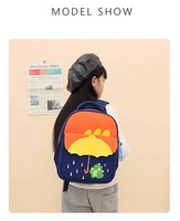 Sac à dos parapluie dessin animé 2025 – Sac d'école mignon et super adorable pour filles de 3 à 6 ans