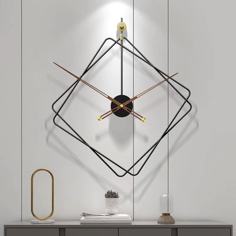 Современные модные креативные настенные часы, украшения для ресторана, настенные простые настенные часы