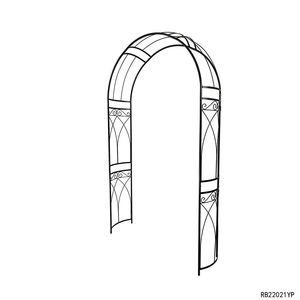 Personnalisé facilement assemblé durable étanche <span class=keywords><strong>en</strong></span> <span class=keywords><strong>fer</strong></span> <span class=keywords><strong>forgé</strong></span> métal mariage jardin arche avec porte <span class=keywords><strong>plantes</strong></span> <span class=keywords><strong>plantes</strong></span> <span class=keywords><strong>grimpantes</strong></span> support - Product Image 5
