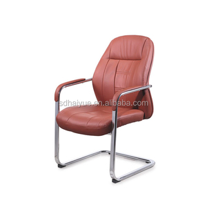 Ufficio commerciale rosso <span class=keywords><strong>senza</strong></span> <span class=keywords><strong>ruote</strong></span> <span class=keywords><strong>sedia</strong></span> <span class=keywords><strong>in</strong></span> pelle HY1380 - Product Image 1