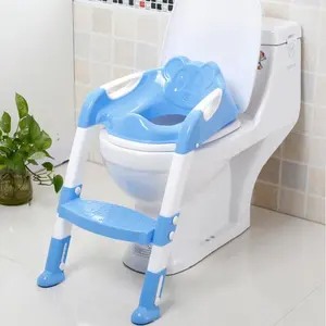 Höhen verstellbare Füße Schritt und Baby Töpfchen Sitz leiter Kinder Klapp Töpfchen Kinder Toilette Training Stand Schritt